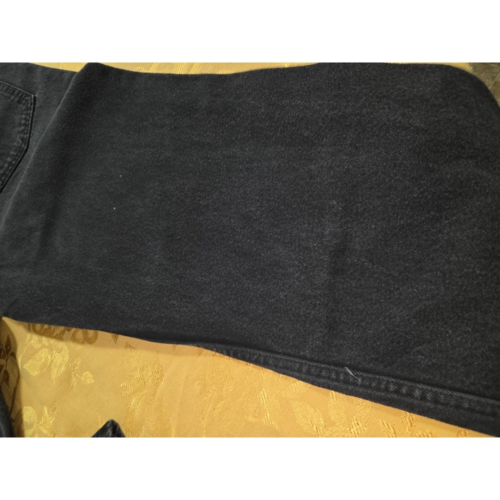 Wrangler Authentic Jeans Mens‎ 36x30 Black Straight Leg Faded Denim Pants - Picture 10 of 10
